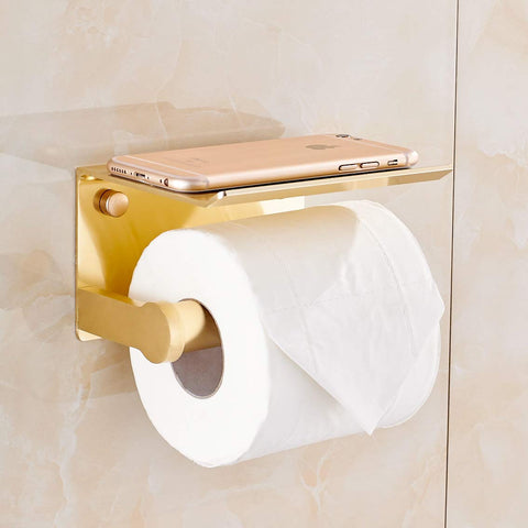 Youda gold storage shelf keeps phone or glasses within reach