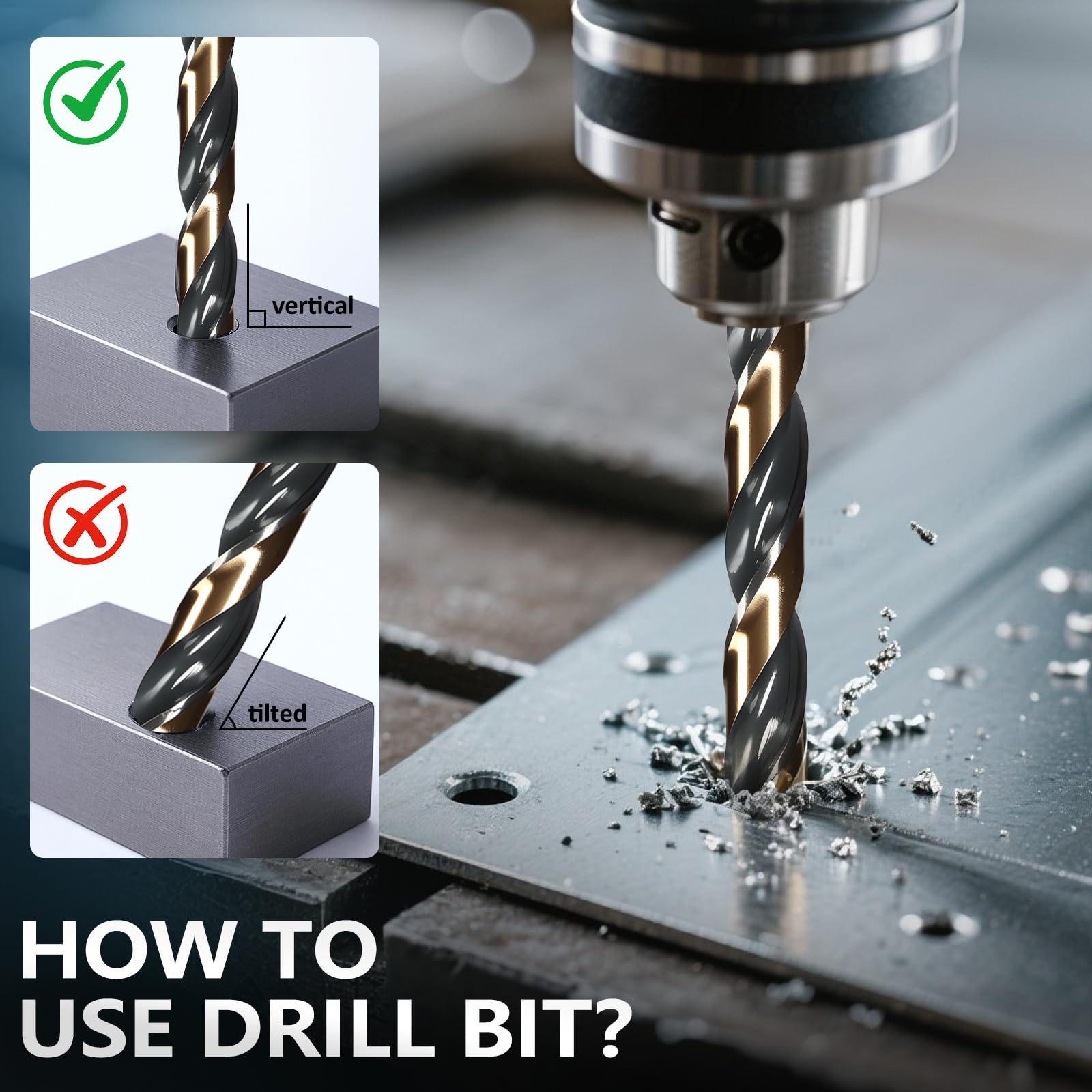 Yougfin high-speed steel bits resist heat, enabling longer use.