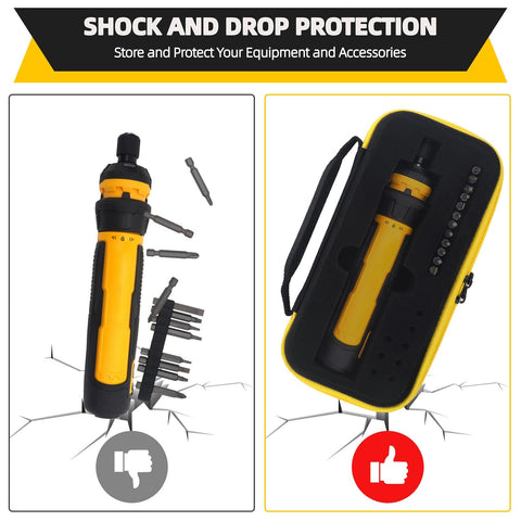 Integrated handle enables comfortable carrying of your toolkit