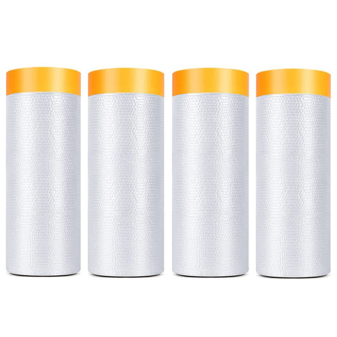 YOUMEIYUAN painters masking film roll covering skirting to protect surfaces during decorating