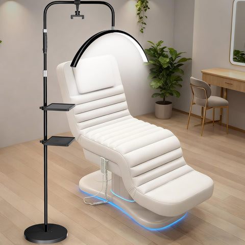 Young Master Floor Lamp stands securely for standing or seated work.