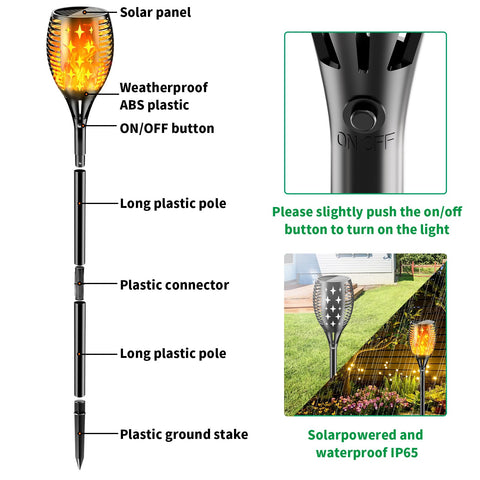 YoungPower yard and driveway torch for welcoming illumination