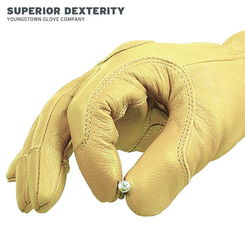 Youngstown Ground Glove palm pattern supports ergonomic grip.