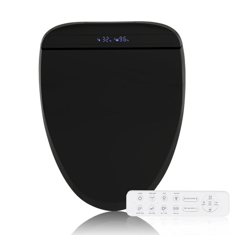 YOURLITE bidet seat remote control for easy temperature and spray adjustments.