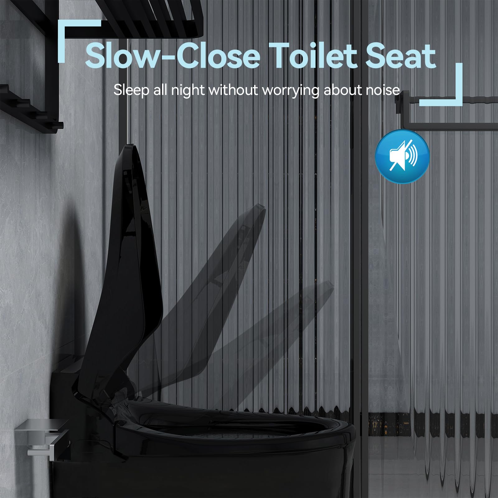 YOURLITE self-cleaning stainless steel nozzle for hygienic washing.