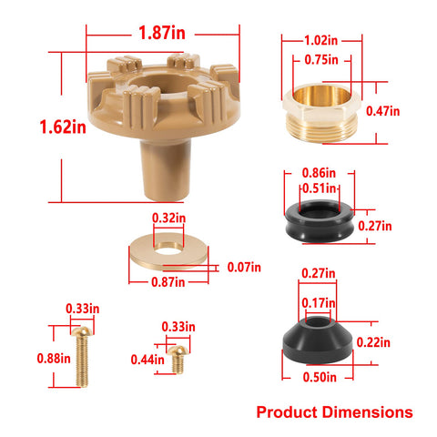 packing nut and EPDM packing from the RK-14MH kit