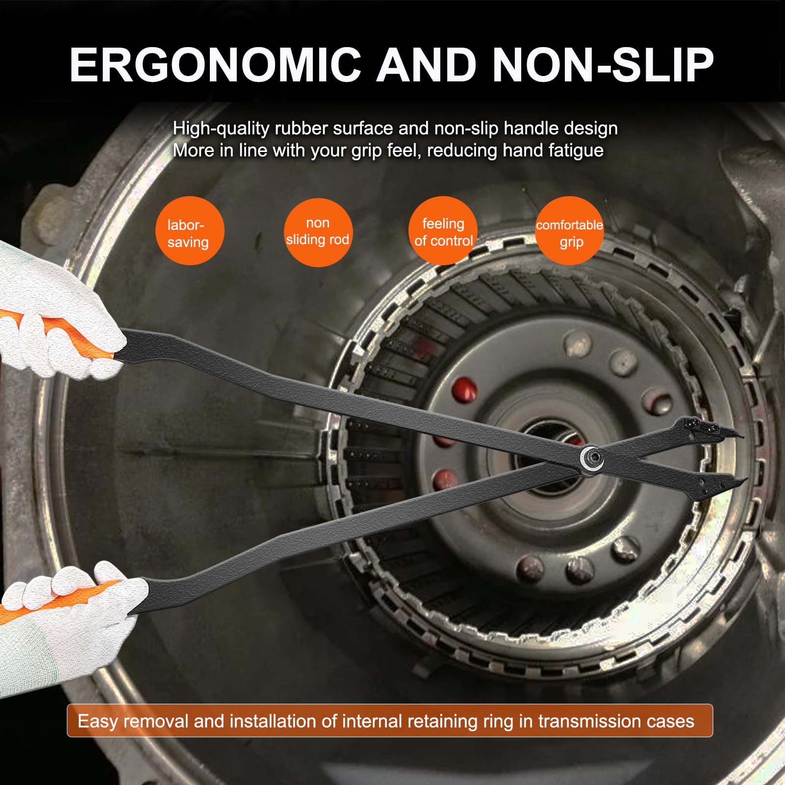 Yoursme ergonomic non-slip grips provide secure control in oily environments