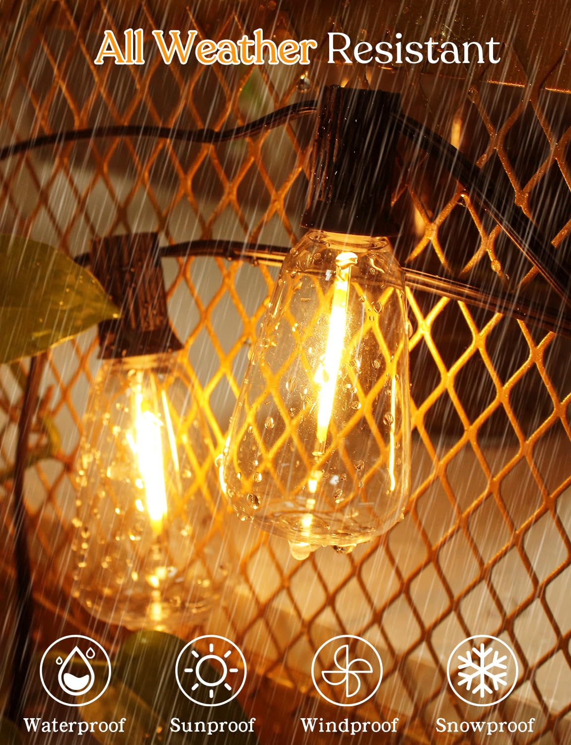 YOYONACY ideal for cafe or bistro outdoor seating with warm ambience.