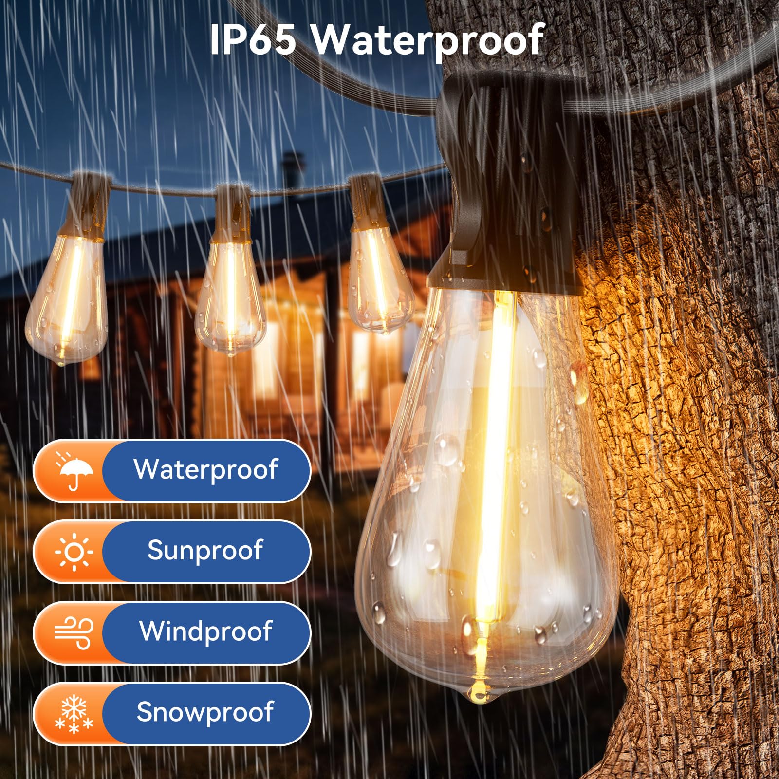 YOYONACY three lighting modes provide cozy, bright, or decorative illumination