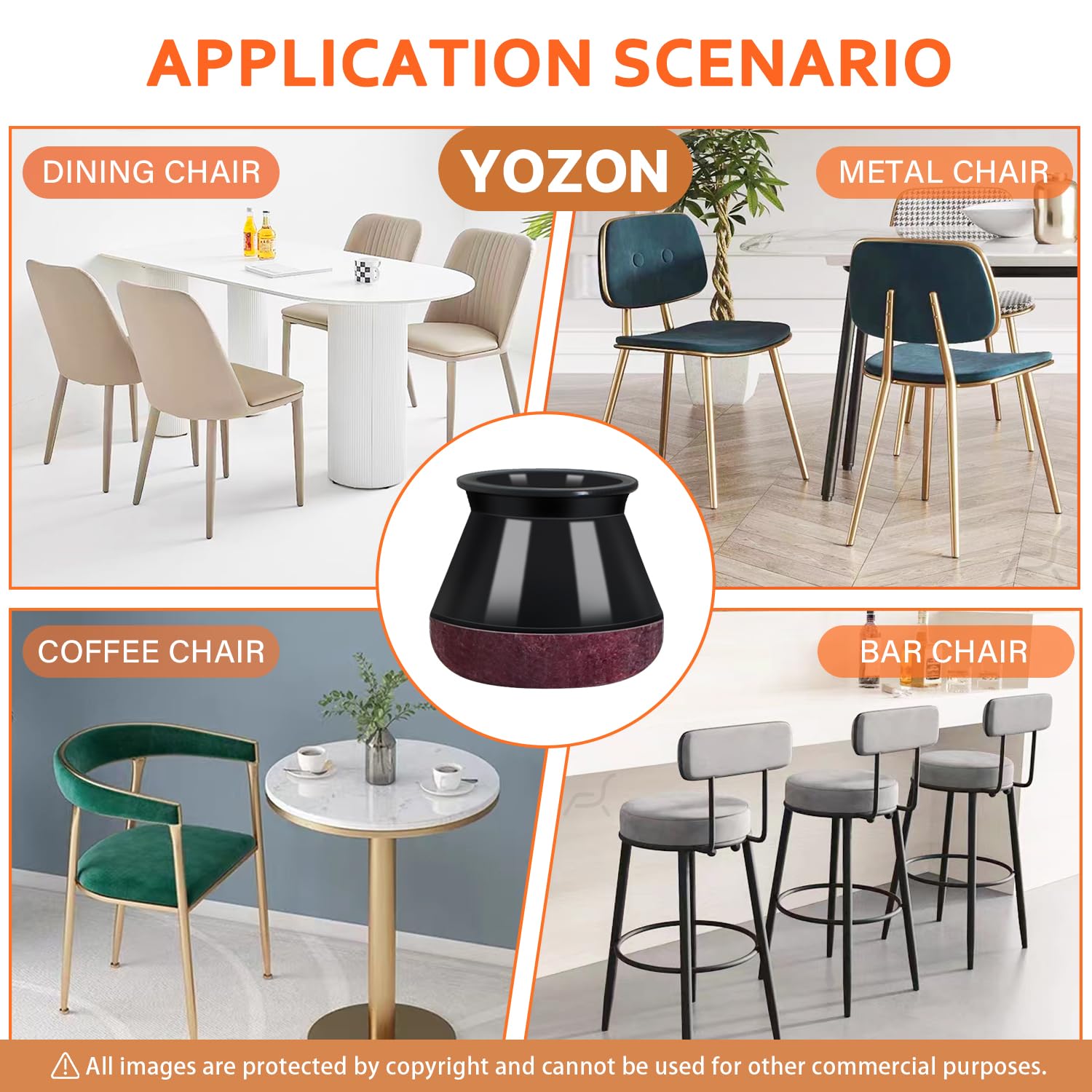 16 pack protects multiple chairs and tables with consistent floor protection.