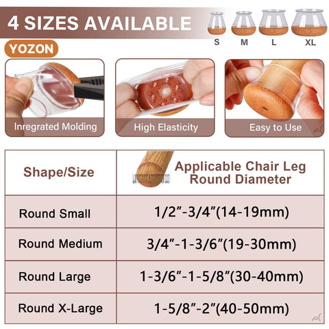 YOZON protectors reinforced felt bottom for durability
