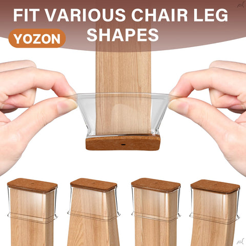 YOZON hardwood floor protection for dining and living spaces.