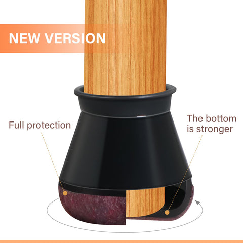 YOZON chair leg pad preventing scratches on hardwood floor