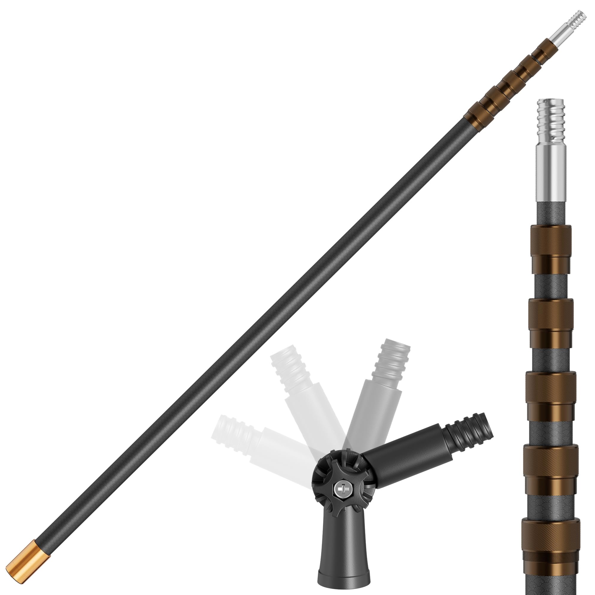 YPEMO 20ft pole extended for high-reach cleaning tasks