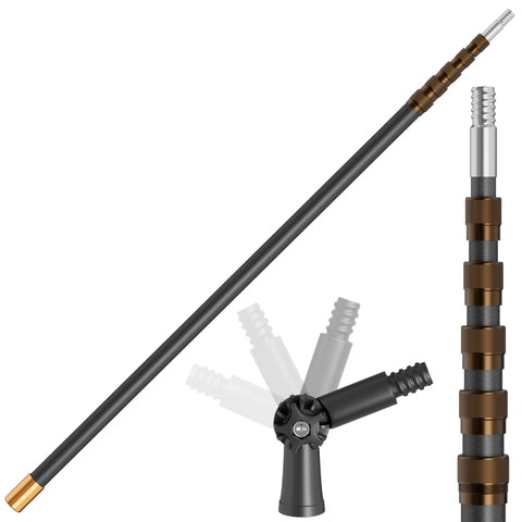 YPEMO 20ft pole extended for high-reach cleaning tasks