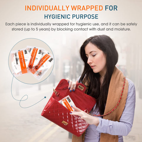 YQ YICHITA N95 mask individually wrapped for hygienic, portable protection
