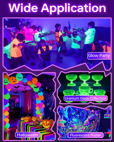 YQNLIFA 385–400 nm output delivers vibrant fluorescence