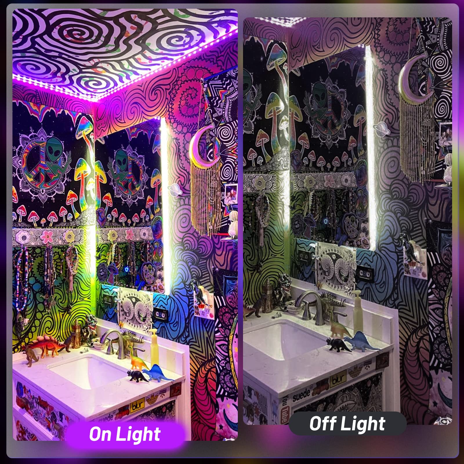 YQNLIFA four-pack setup offers flexible decoration options.