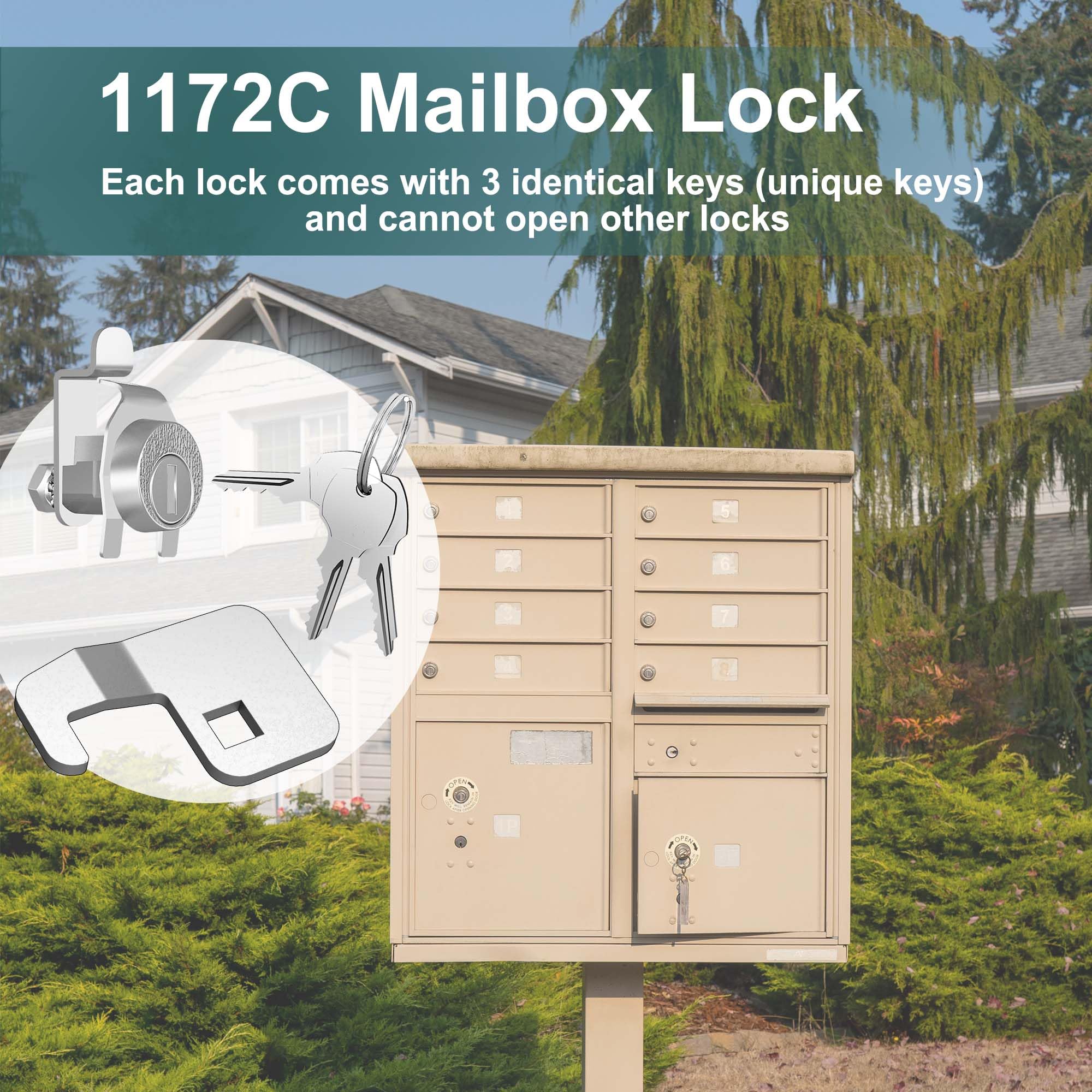 Compatibility view of Yqwwda lock with L-1172C models for easy upgrade.