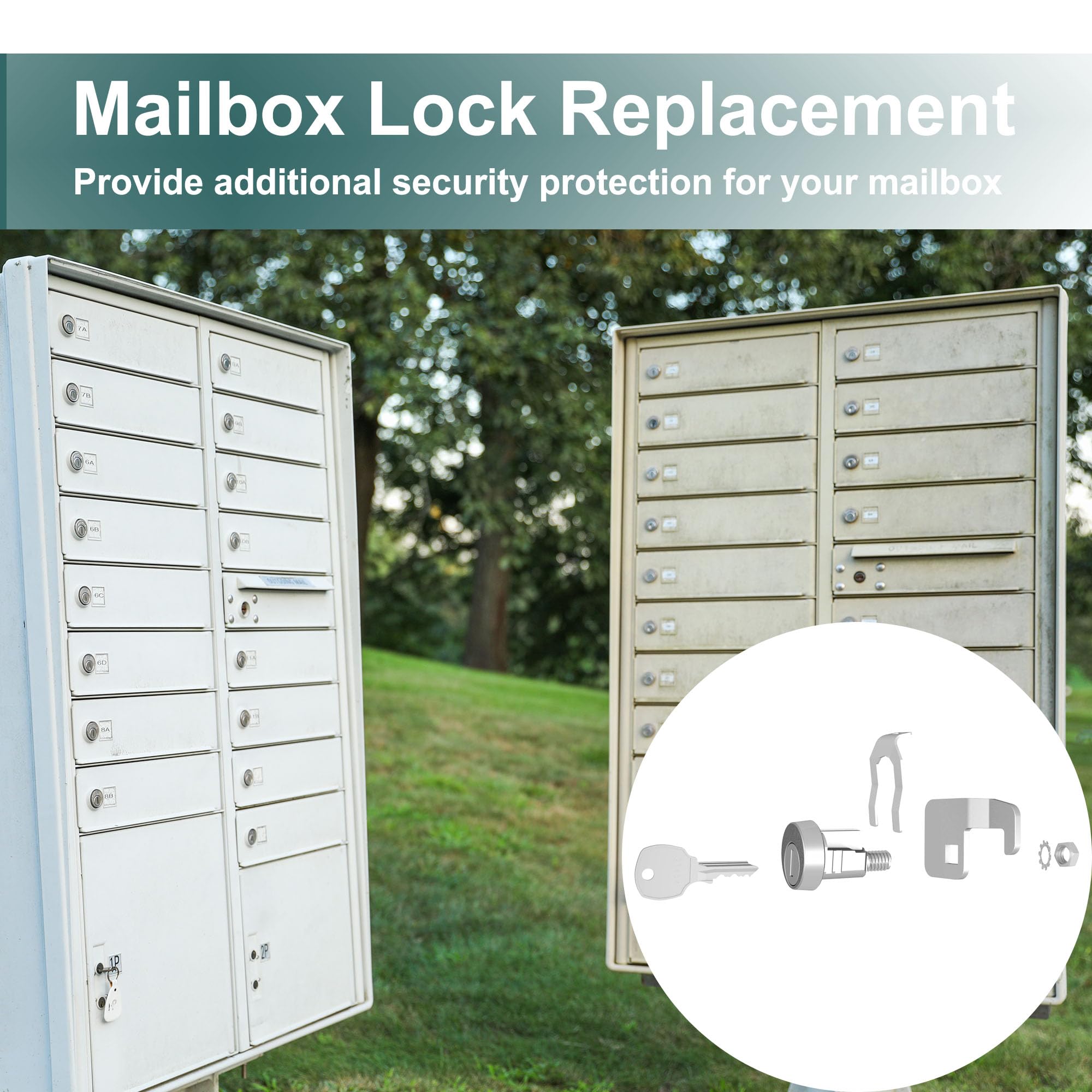 Weather-durable materials in the Yqwwda lock withstand outdoor use.