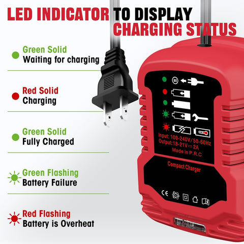 YRGJDCA Bauer 20V charger serves as a reliable replacement