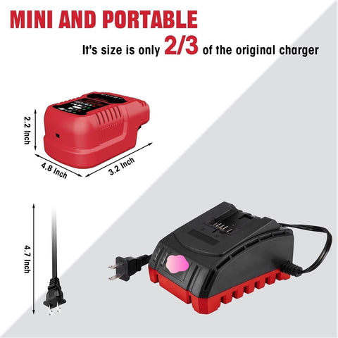 YRGJDCA Bauer 20V charger ideal for travel