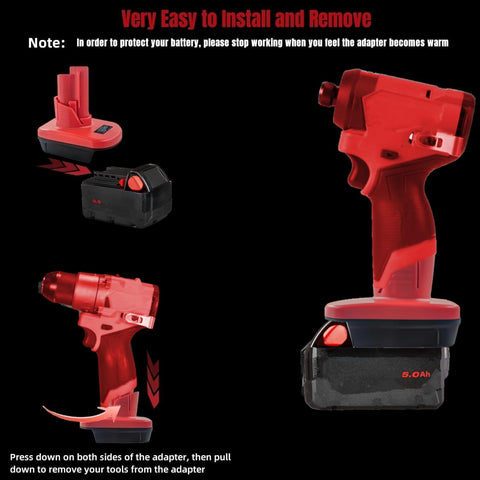 YRGJDCA adapter with tools demonstrates easy installation