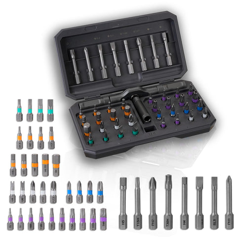 YrouGra 42-in-1 set in a durable storage box for easy transport