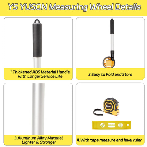 YS YUSON rugged ABS frame and TPR tires for durable performance on varied surfaces