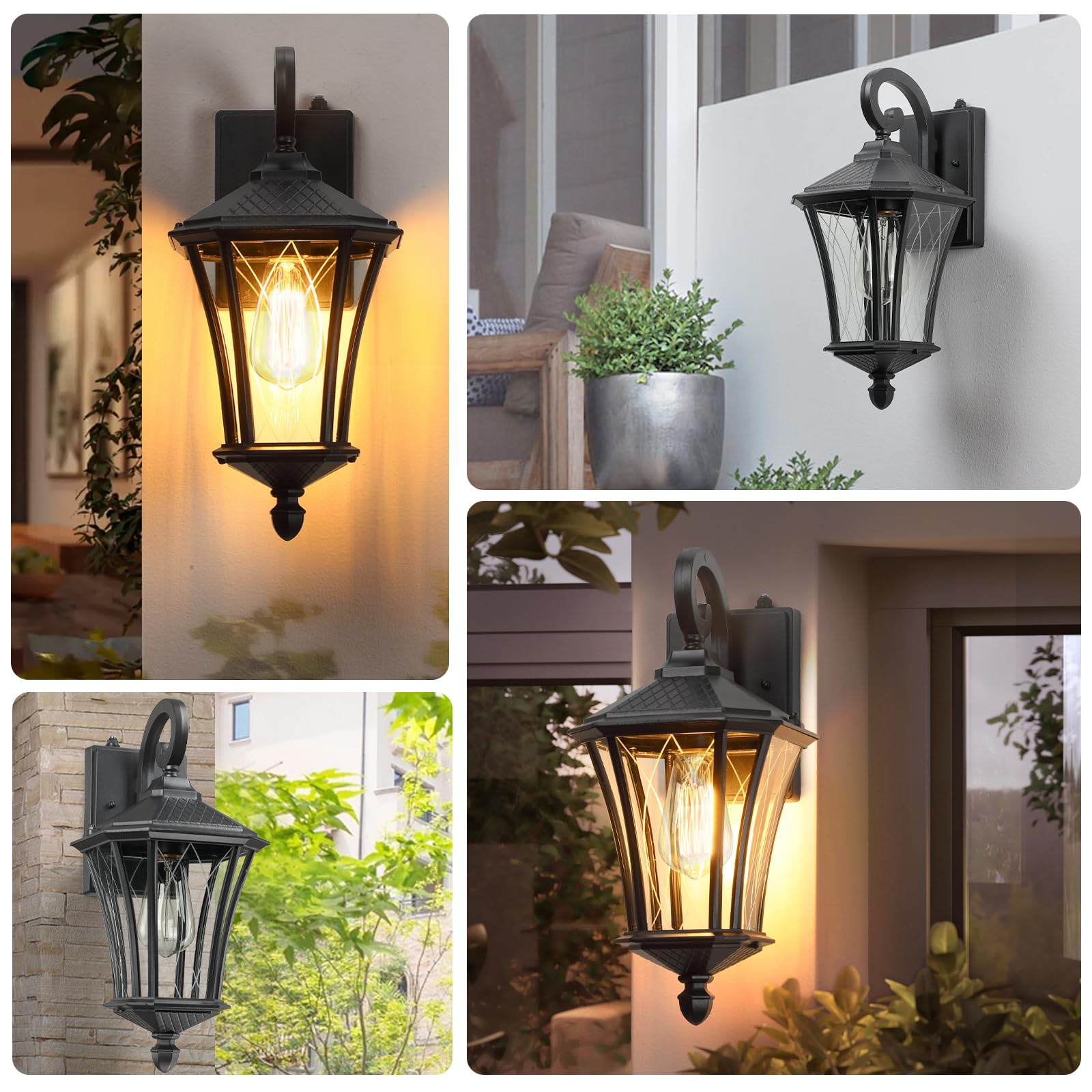 YSN porch lantern sensor closeup highlights auto on night feature