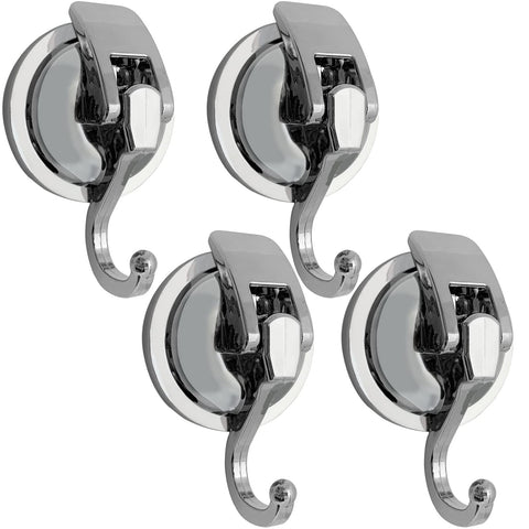 YSSILADI suction cup hooks on bathroom wall securely hold towels without drilling