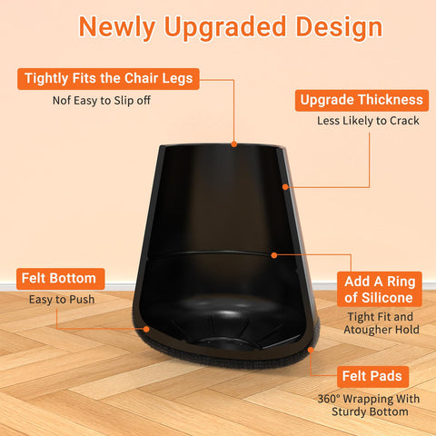 YTEACIUL slip-on design, no tools needed for easy installation