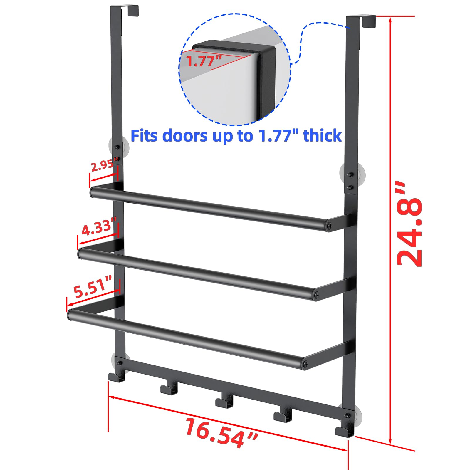 YTAIMITOP quick installation without drilling for easy bathroom upgrading