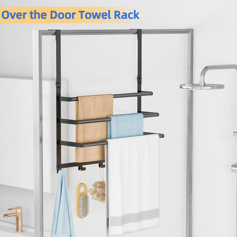 YTAIMITOP three-tier towel bars keep towels separated for fast drying
