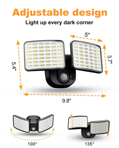 YTKIH outdoor light for garage, yard, porch, and shed with indoor/outdoor versatility