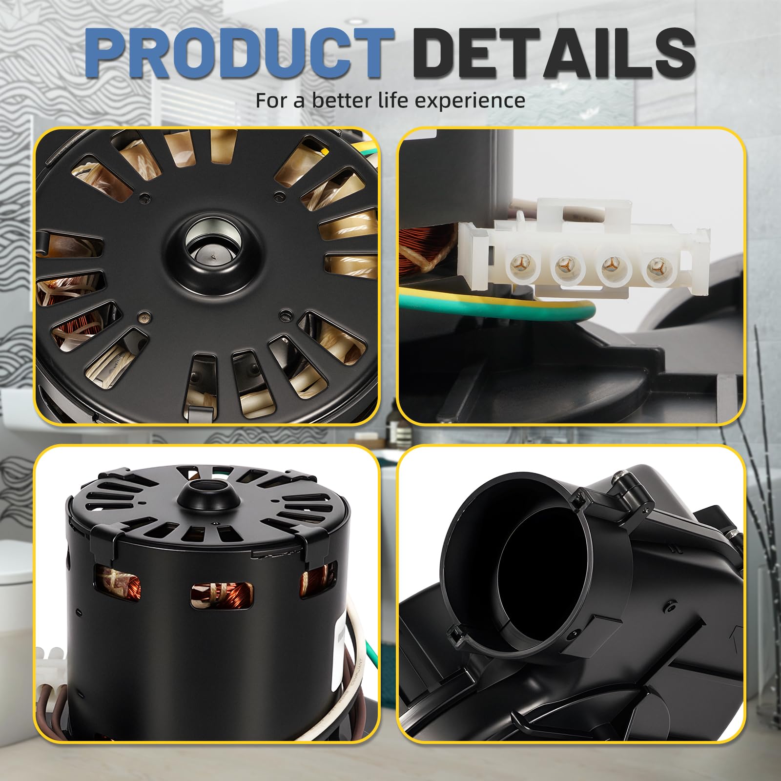 Ytrica 70623861 draft inducer side view highlighting durable construction