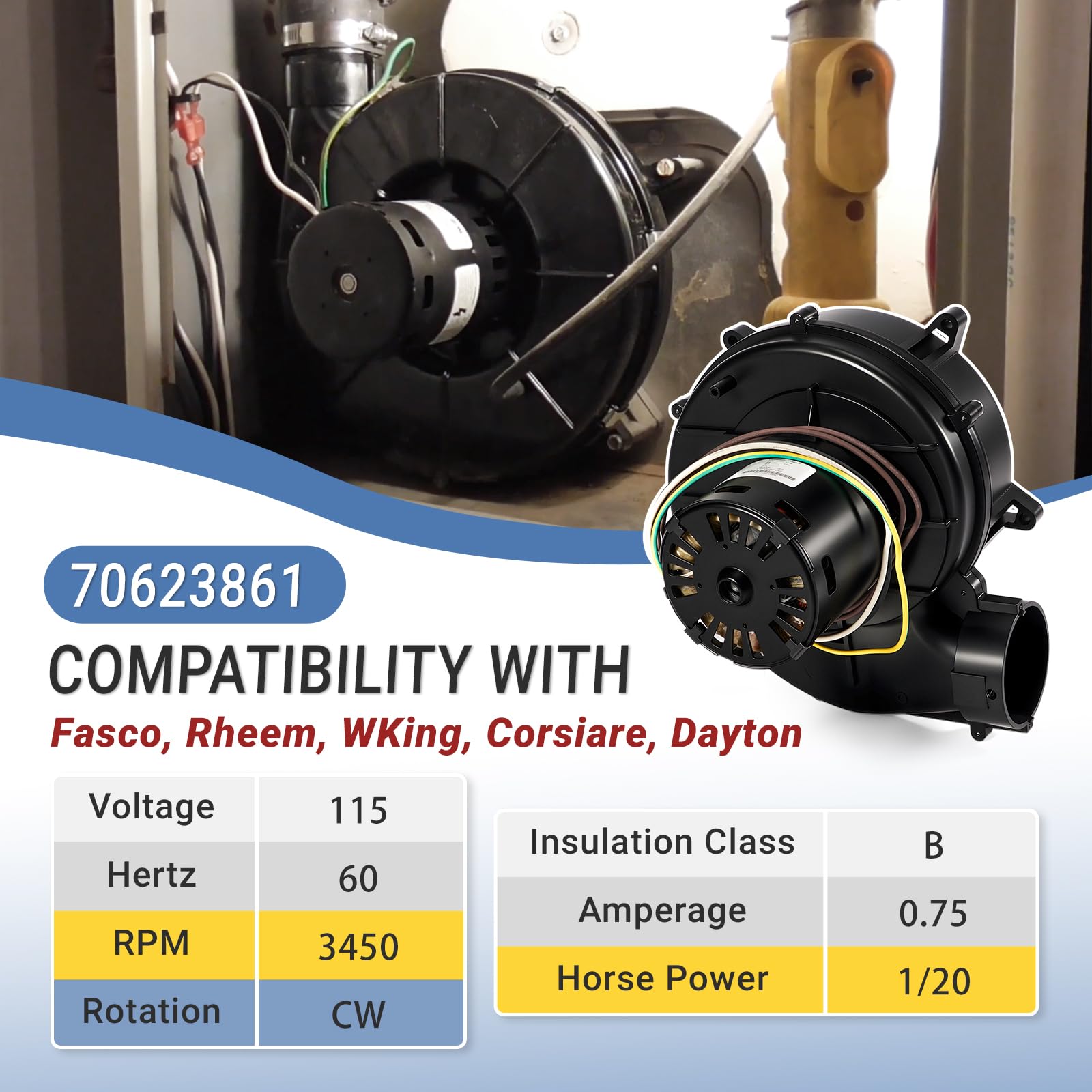 Ytrica 70623861 housing with high-temperature coating for corrosion resistance