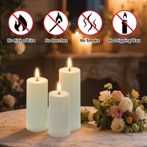 YTRUSTIX candles show realistic 3D wick glow