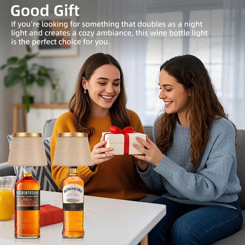 YTRUSTIX gift-worthy bottle lamp for wine lovers and unique decor