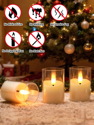 YTRUSTIX LED tea light timer for scheduling on shelves or mantels