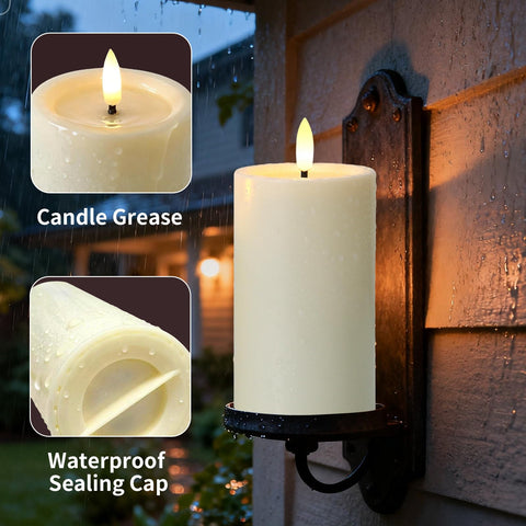YTRUSTIX remote control with timer and modes for easy outdoor lighting.