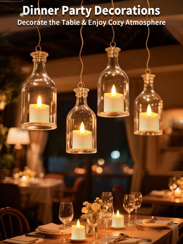 YTRUSTIX USB charging cable powers multiple tea lights quickly.