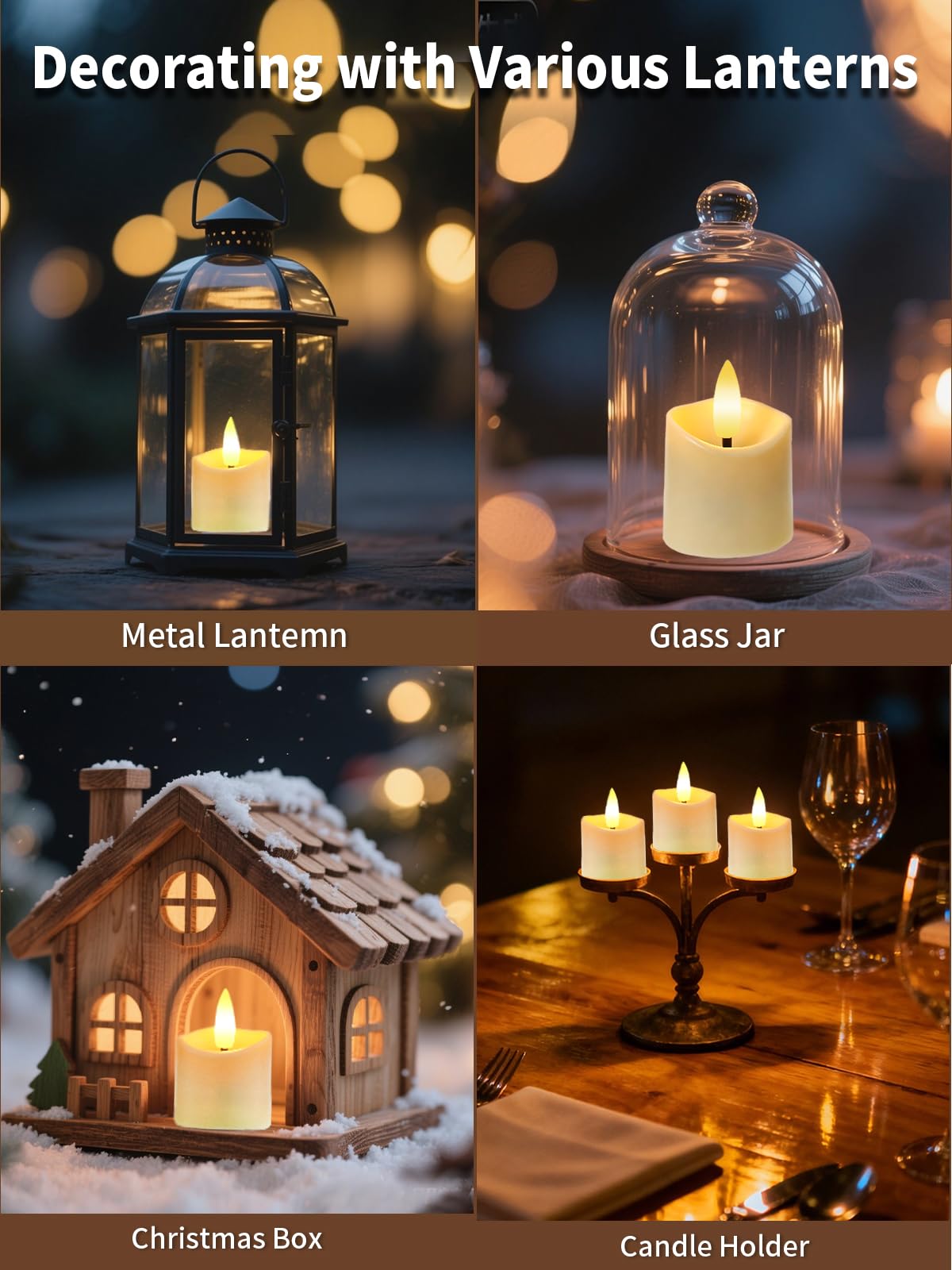 YTRUSTIX valentines decor options enhanced by flickering realism.