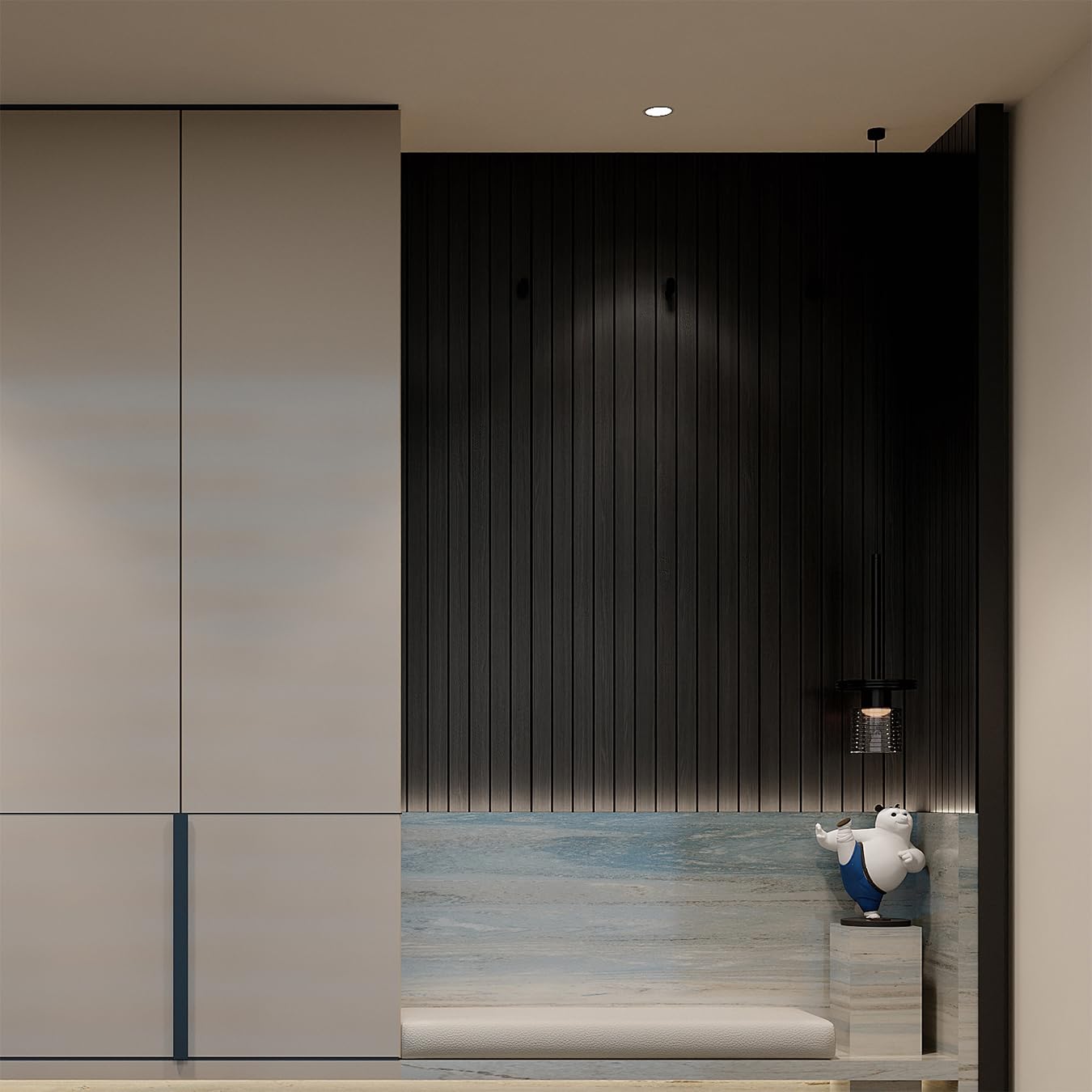 YU LI 3DH quick installation—peel off backing and press onto clean surfaces.