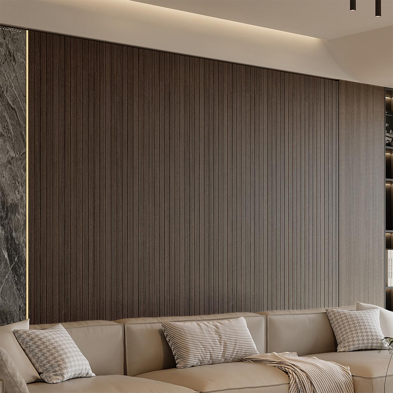 YU LI 3DH wood grain texture close-up displaying realistic warmth.