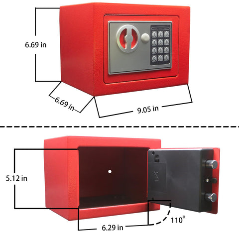 Yuanshikj safe exterior with durable powder coating resists wear.