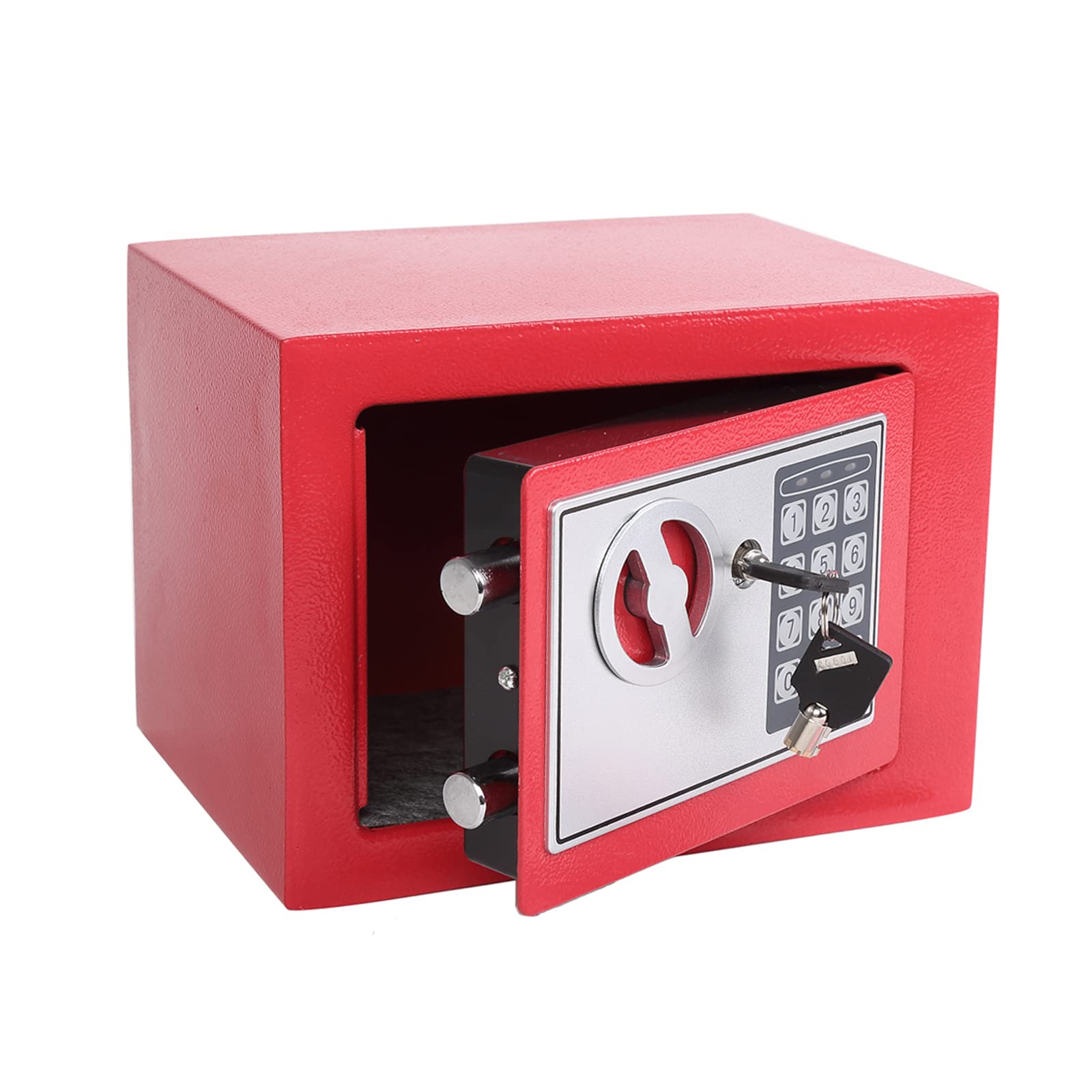 Yuanshikj deluxe digital safe front view with keypad offering quick secure access.