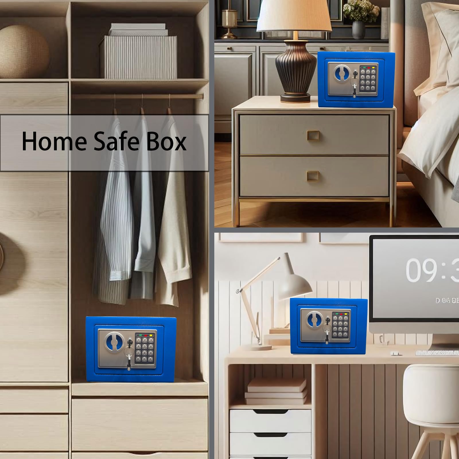Yuanshikj deluxe steel door bolts emphasize dual security for valuables.