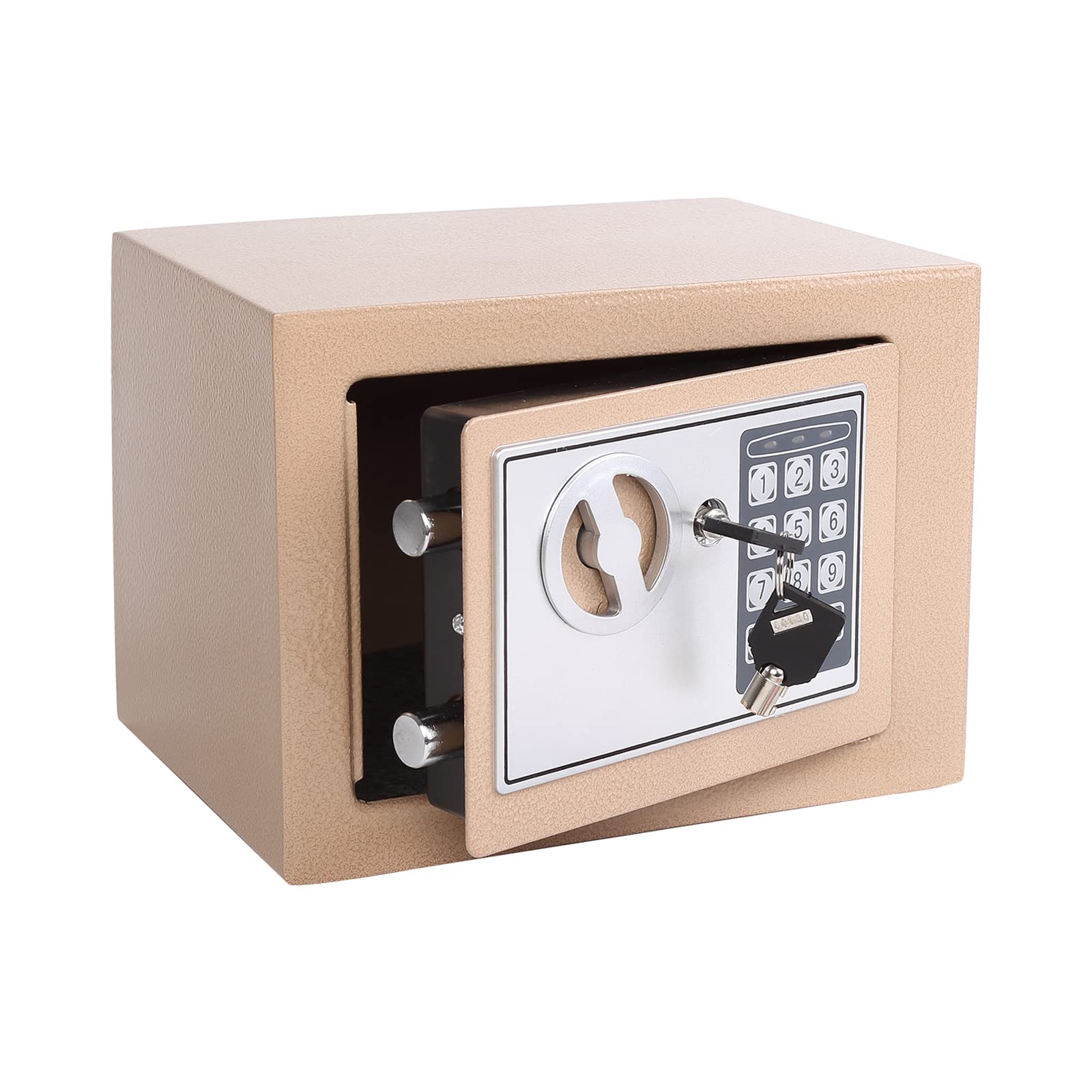 Yuanshikj electronic deluxe safe front view showing reinforced steel body for valuables
