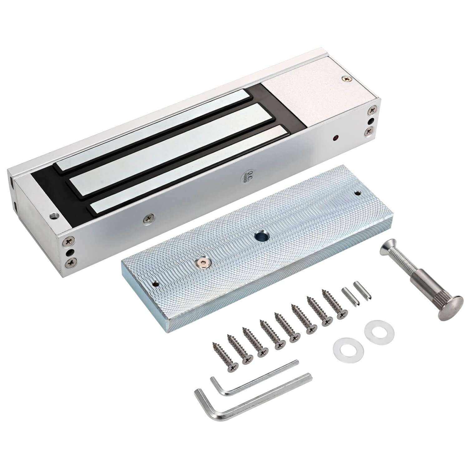 Z bracket installation supports precise 90-degree door alignment.